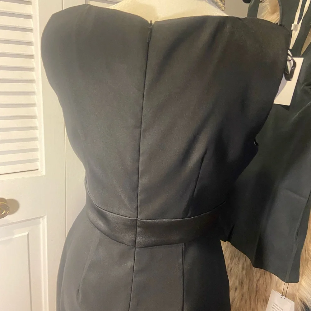 Connected Apparel Black and Cream Lace Dress Y2K - Picture 10 of 12